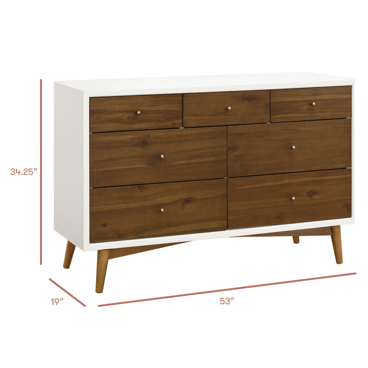 Palma 7-Drawer Assembled Double Dresser