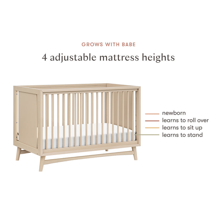 Peggy 3-in-1 Convertible Crib + Toddler Bed Conversion Kit