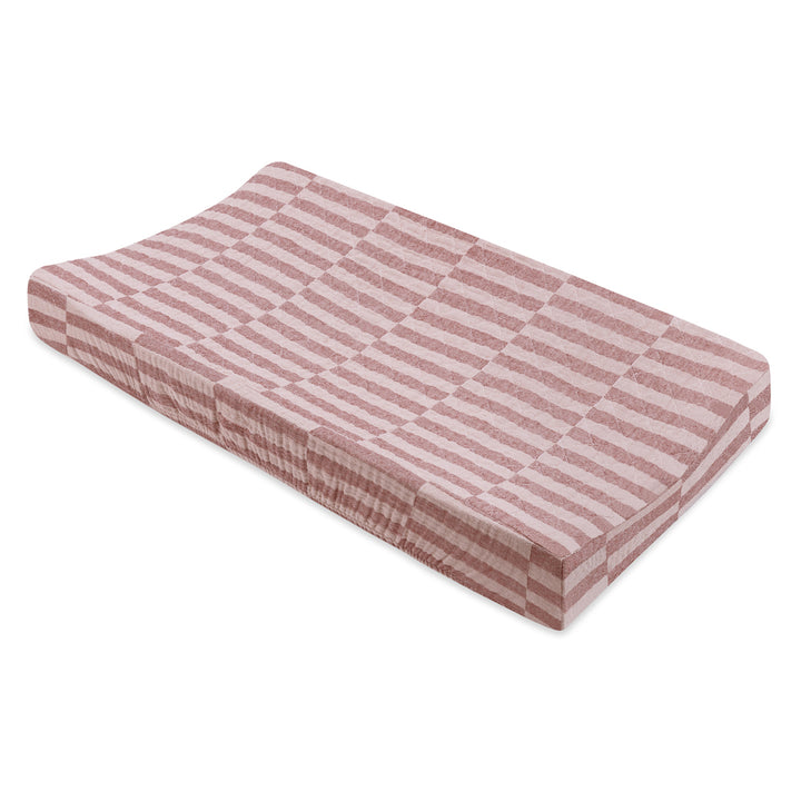 Quilted Changing Pad Cover In GOTS Certified Organic Muslin Cotton