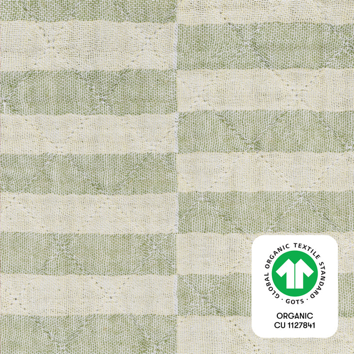 Quilted Changing Pad Cover In GOTS Certified Organic Muslin Cotton