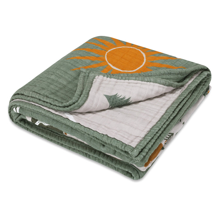 Quilt In 3-Layer GOTS Certified Organic Muslin Cotton