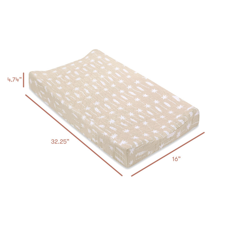 Quilted Changing Pad Cover In GOTS Certified Organic Muslin Cotton