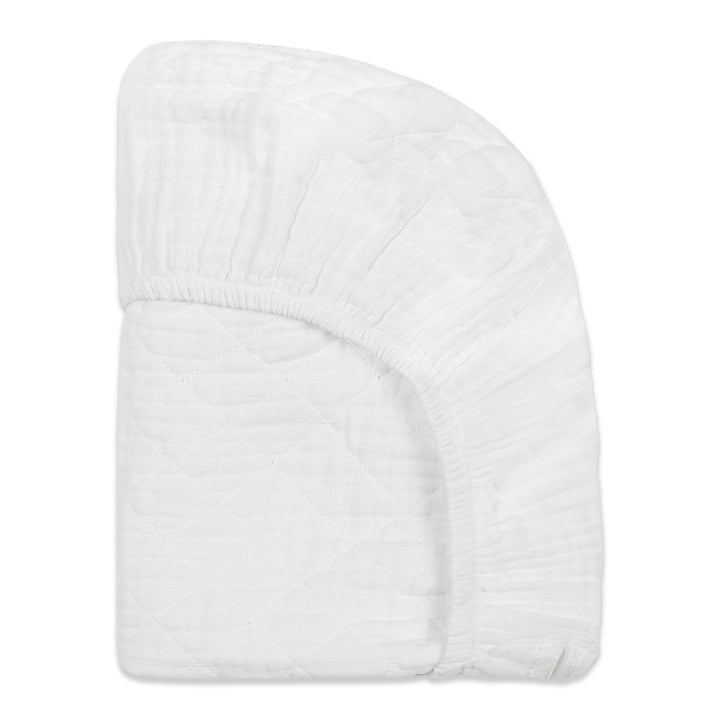 Quilted Changing Pad Cover In GOTS Certified Organic Muslin Cotton