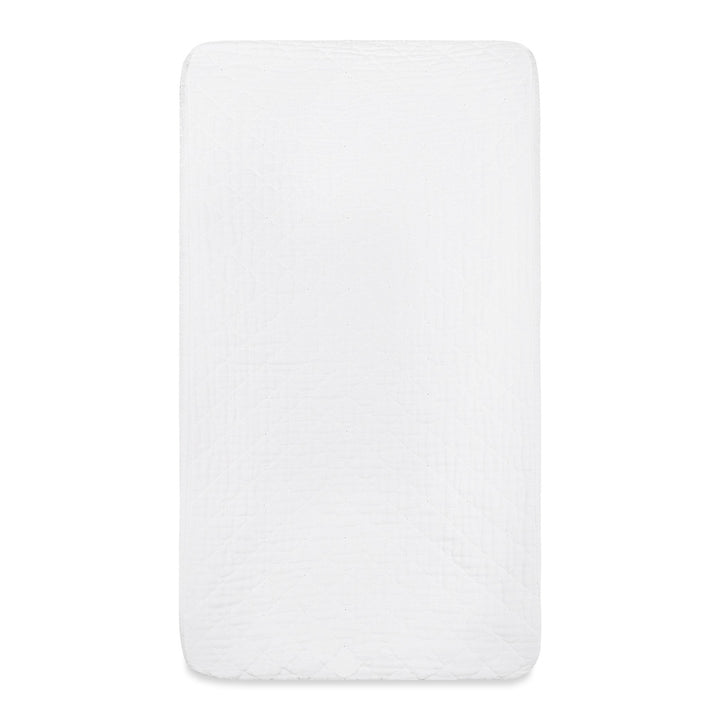 Quilted Changing Pad Cover In GOTS Certified Organic Muslin Cotton