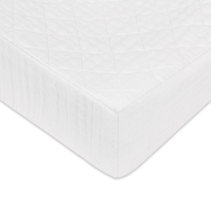 Quilted Changing Pad Cover In GOTS Certified Organic Muslin Cotton