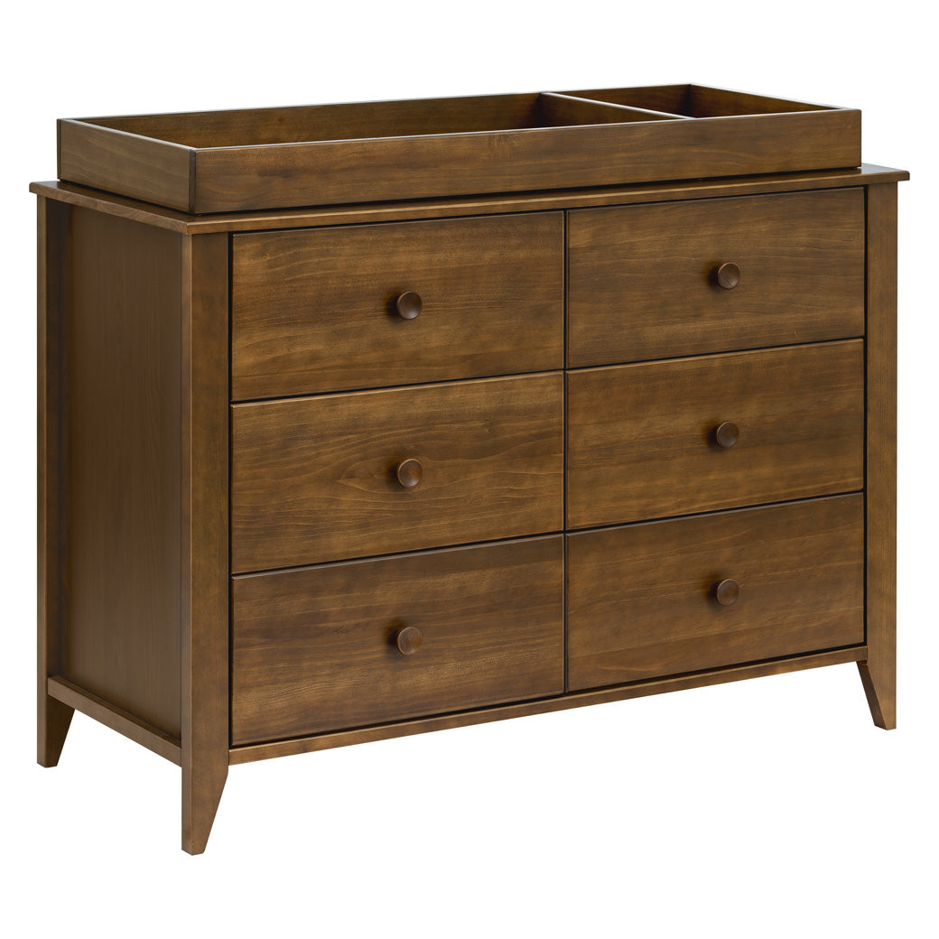 Babyletto Sprout 6 Drawer Double Dresser Natural Walnut