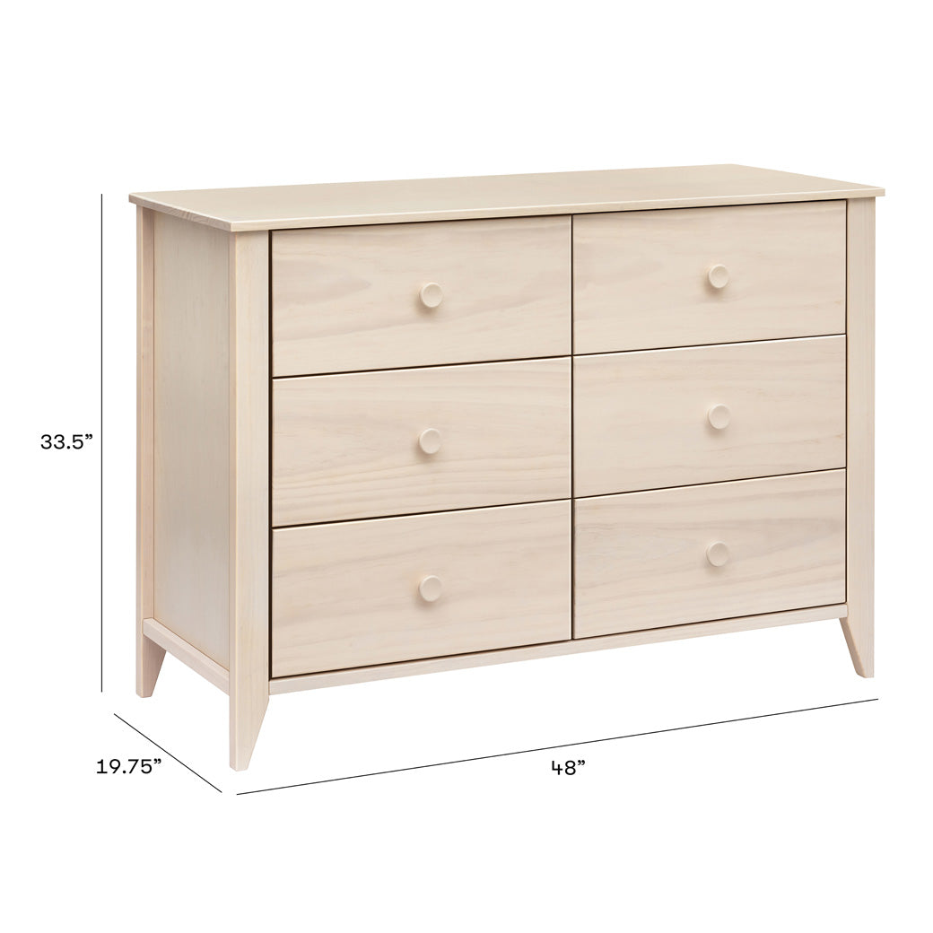 Brooklyn 6 drawer double dresser sale