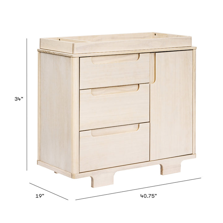 Yuzu 3-Drawer Changer Dresser