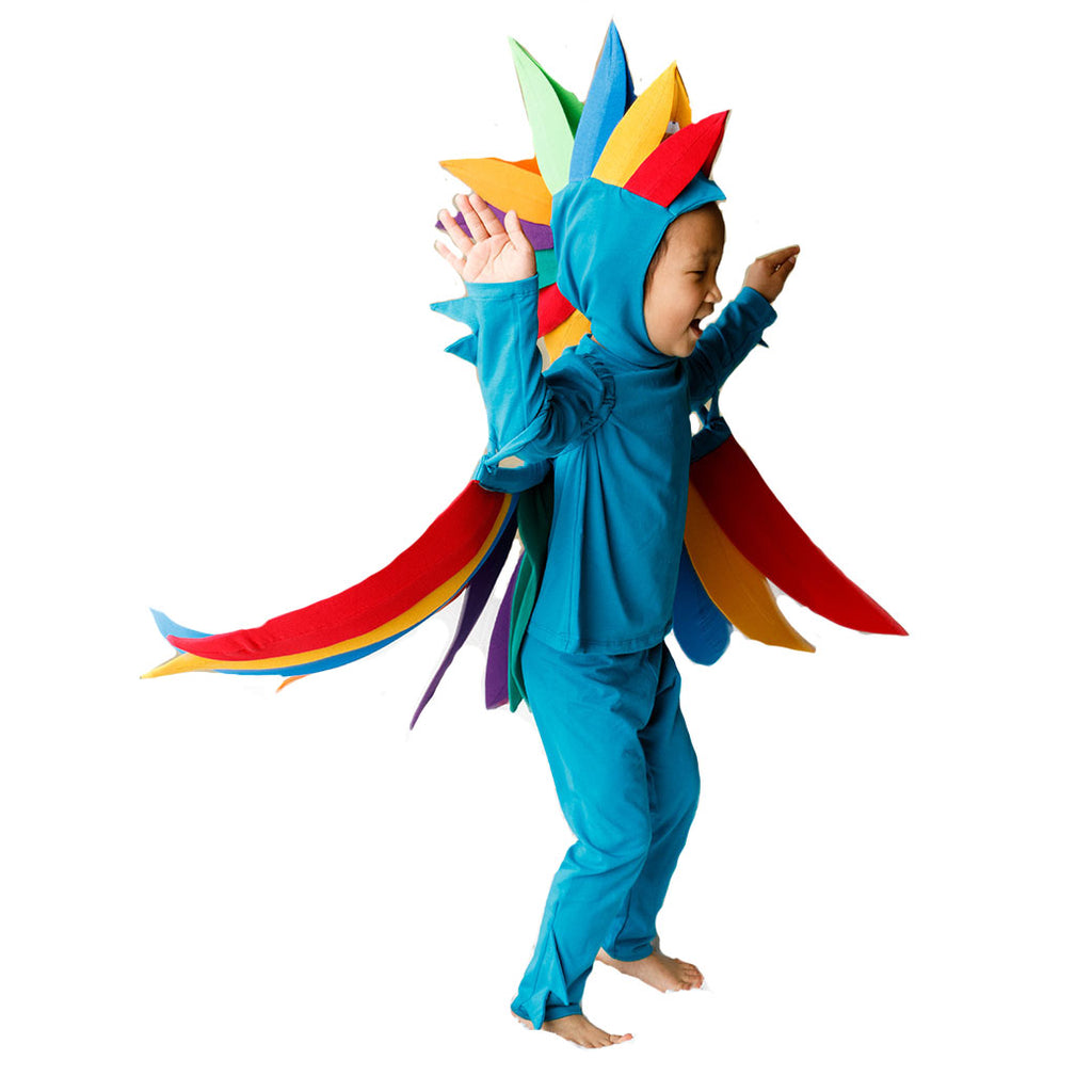 Kids Bird Costume Set with Headband Kids Halloween Costume Parrot