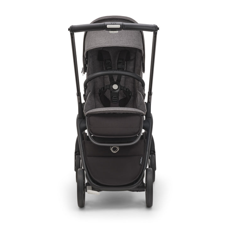 Front view of Bugaboo Dragonfly Stroller in -- Color_Grey Melange