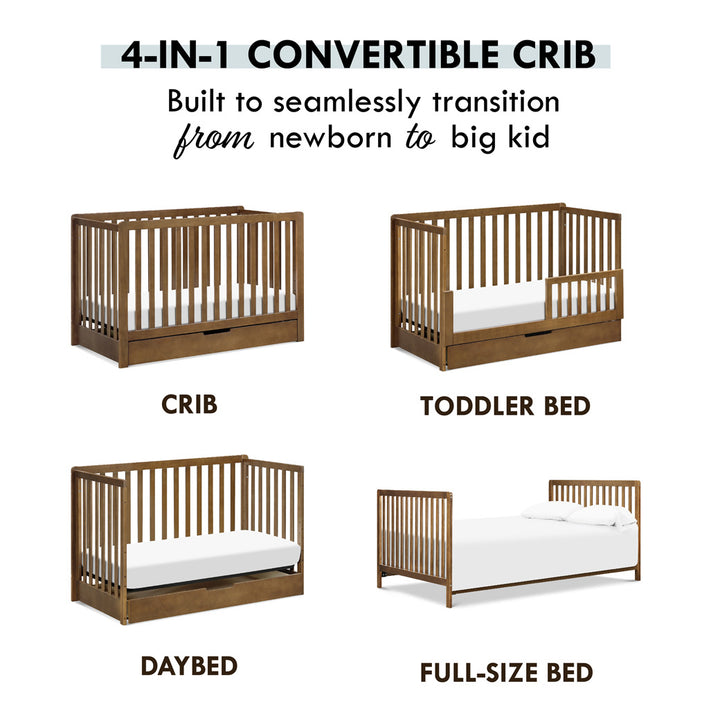 Colby 4-in-1 Convertible Crib with Trundle Drawer