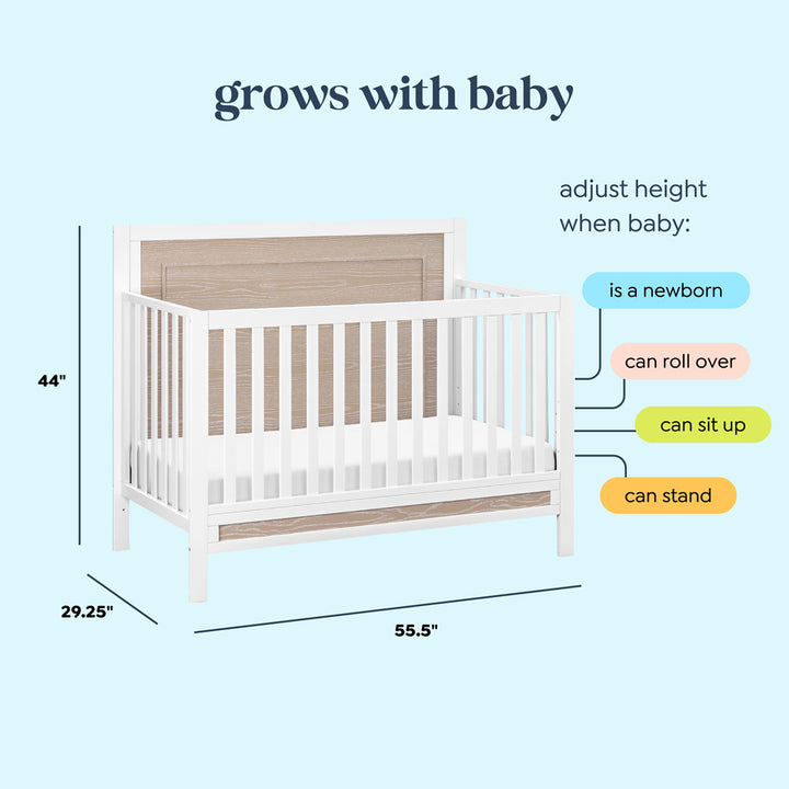 Radley 4-in-1 Convertible Crib