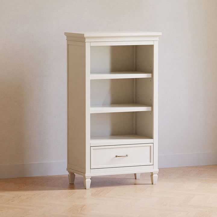 Namesake's Darlington Bookcase in Warm White in a room against a wall