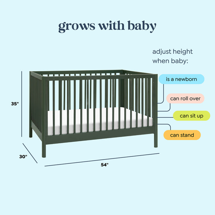 Birdie 3-in-1 Convertible Crib