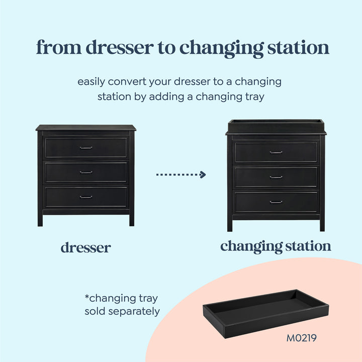 Charlie 3-Drawer Dresser