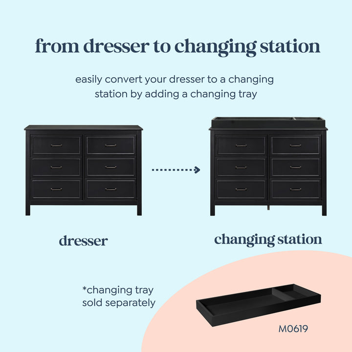 Charlie 6-Drawer Double Dresser