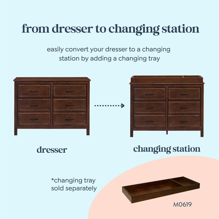 Charlie 6-Drawer Double Dresser