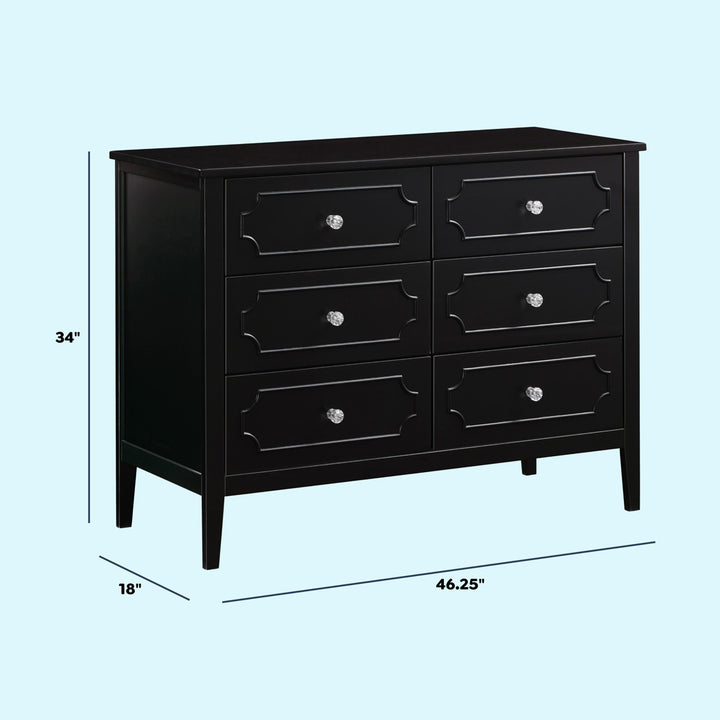 Chloe Regency 6-Drawer Dresser