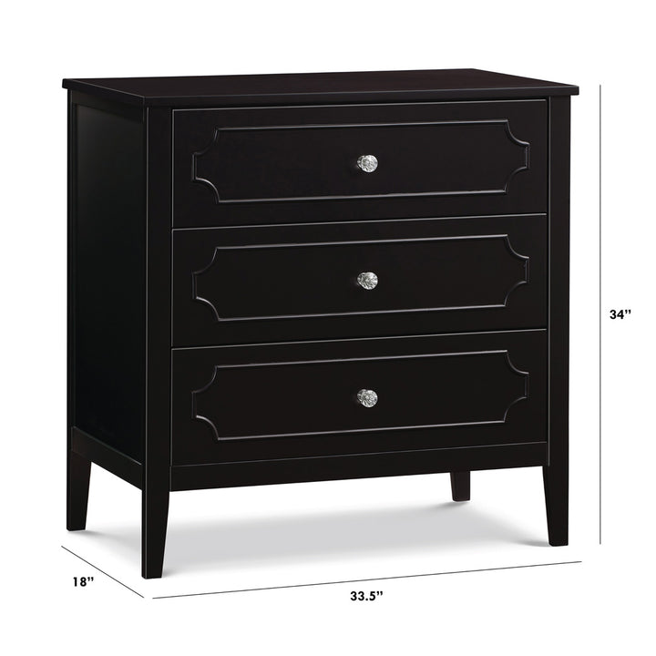 Chloe Regency 3-Drawer Dresser