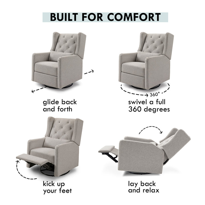 Everly Recliner and Swivel Glider