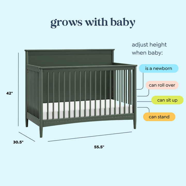 Frem 4-in-1 Convertible Crib