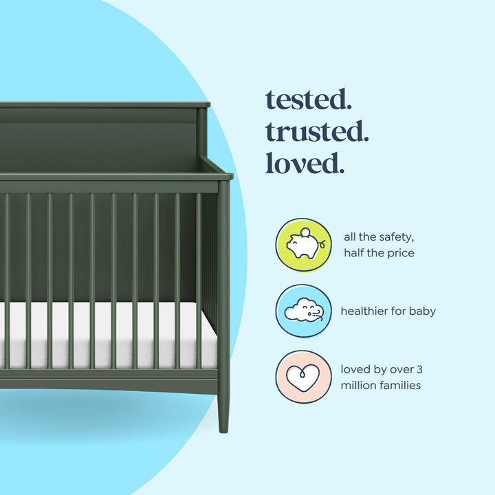 Frem 4-in-1 Convertible Crib