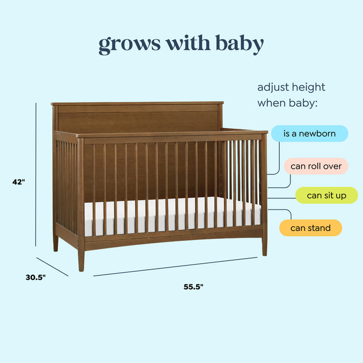 Frem 4-in-1 Convertible Crib