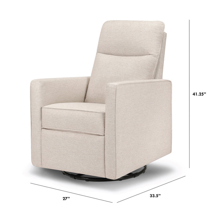 Gabby Pillowback Swivel Glider