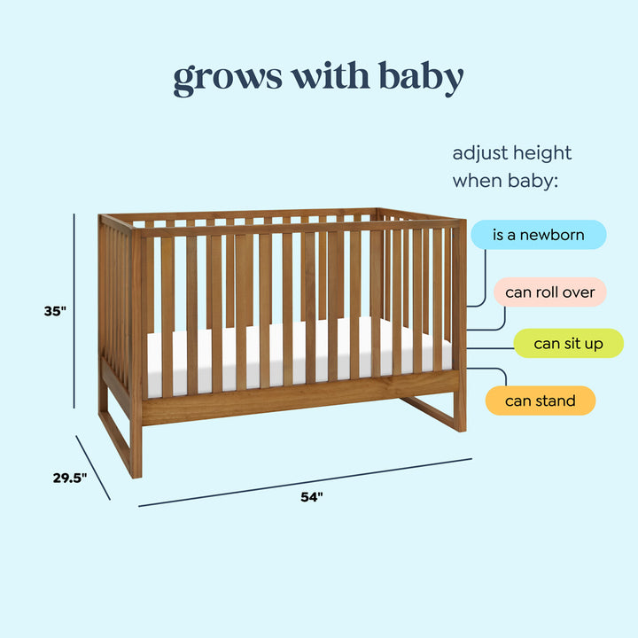 Hunter 3-in-1 Convertible Crib