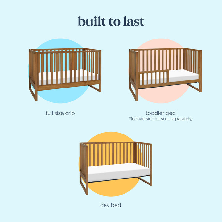 Hunter 3-in-1 Convertible Crib