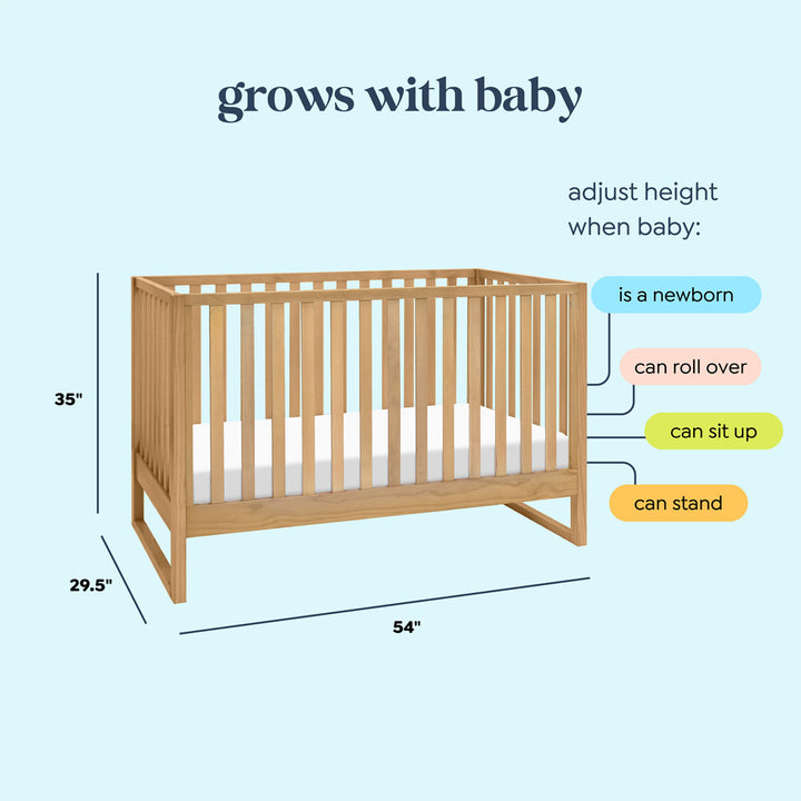 Hunter 3-in-1 Convertible Crib