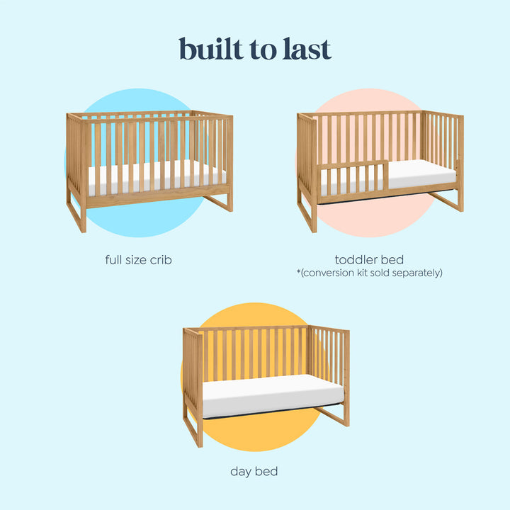 Hunter 3-in-1 Convertible Crib