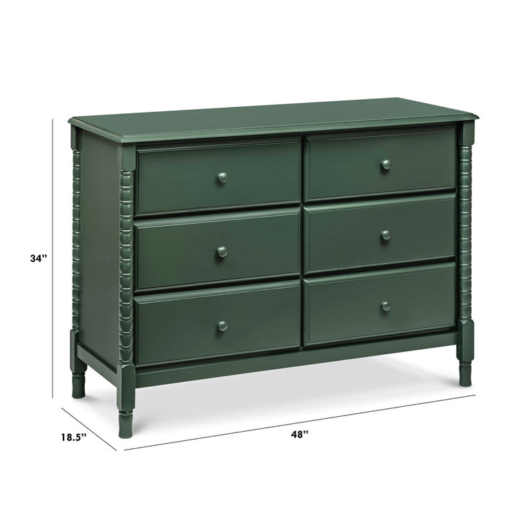 Jenny Lind Spindle 6-Drawer Dresser