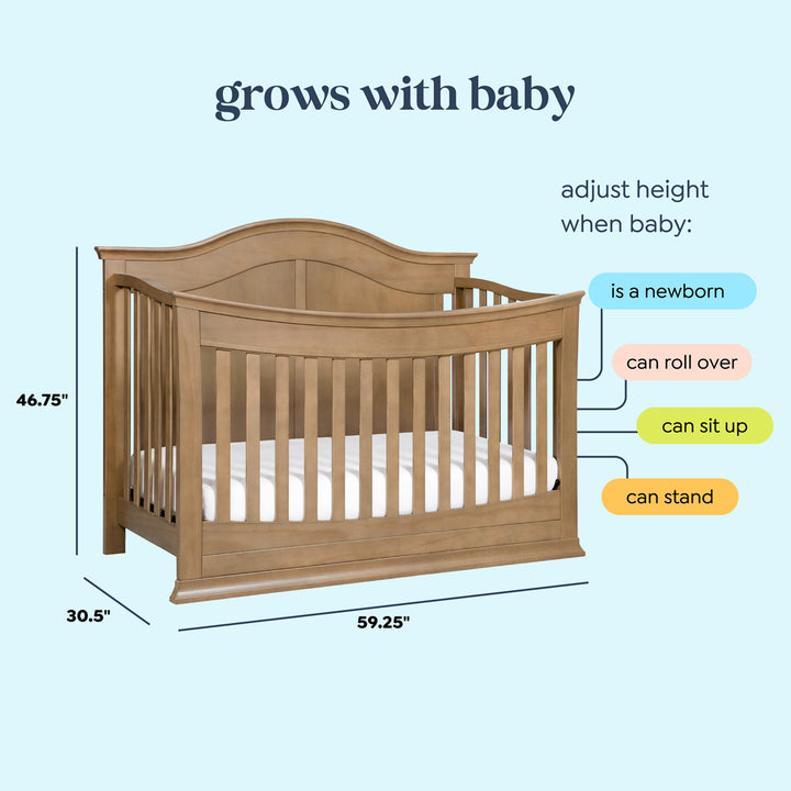 Meadow 4-in-1 Convertible Crib