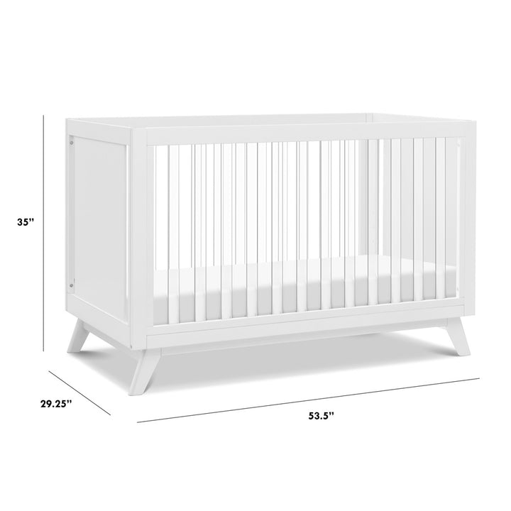 Otto 3-in-1 Convertible Acrylic Crib