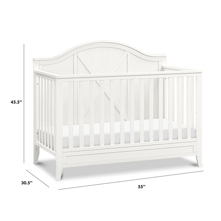 Sawyer Farmhouse 4-in-1 Convertible Crib