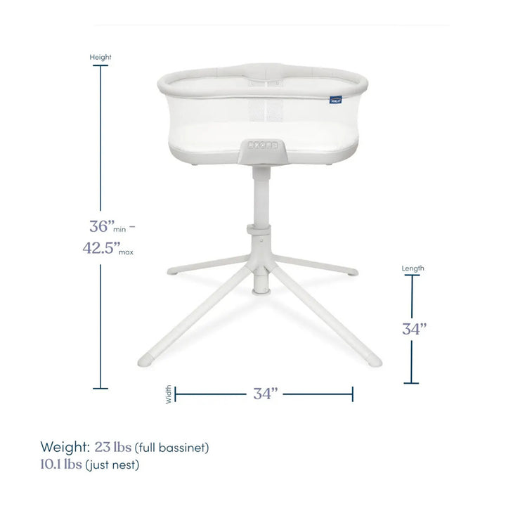 Bassinest 3.0 Soothe + Naturepedic FR-Free Organic Mattress Bundle