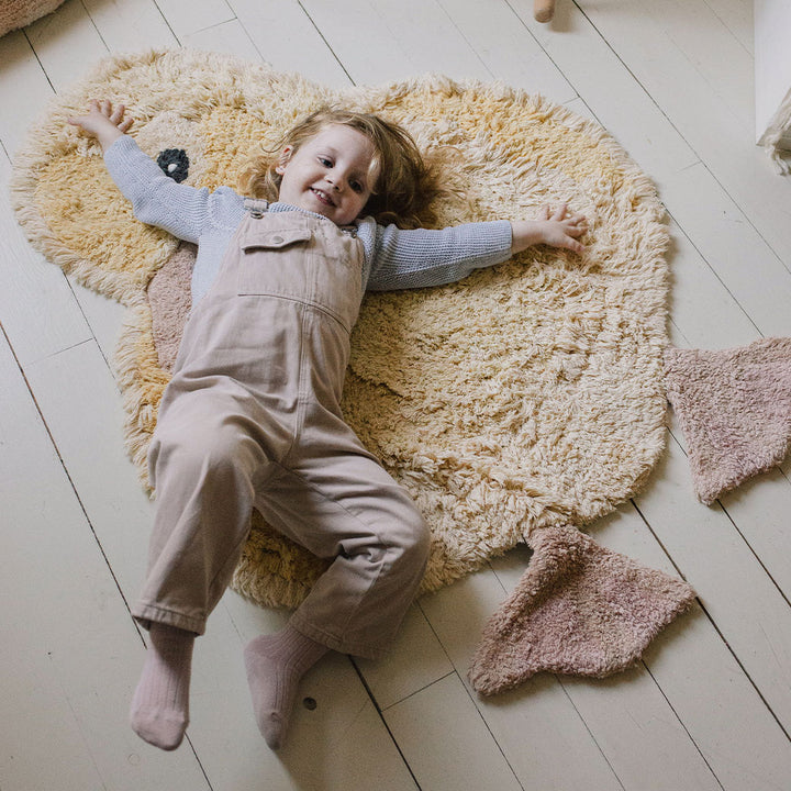 Ducky Washable Animal Rug