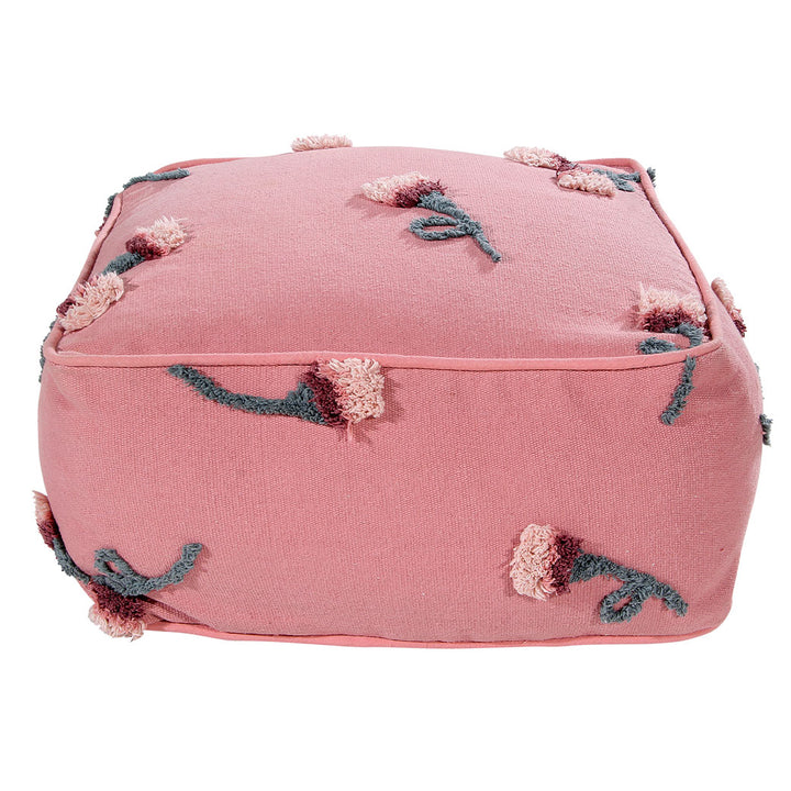 English Garden Ash Rose Pouffe