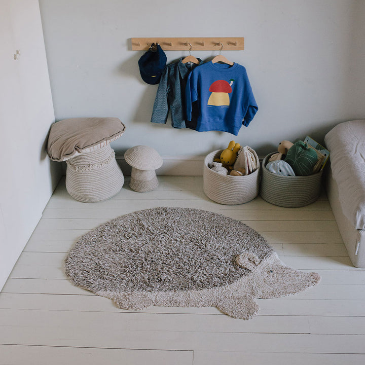 Hedgehog Washable Animal Rug