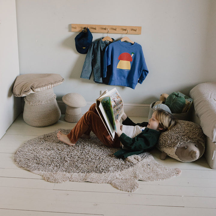 Hedgehog Washable Animal Rug