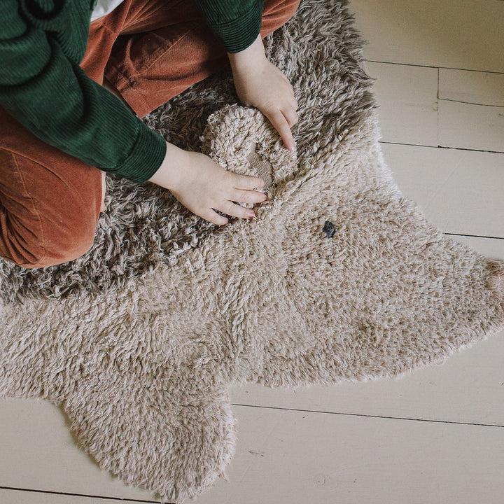 Hedgehog Washable Animal Rug