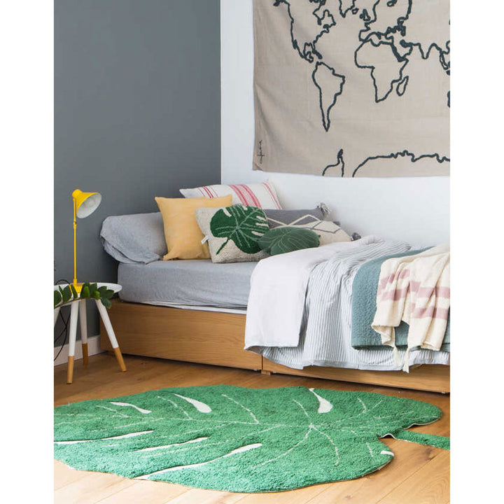 Monstera Leaf Washable Rug