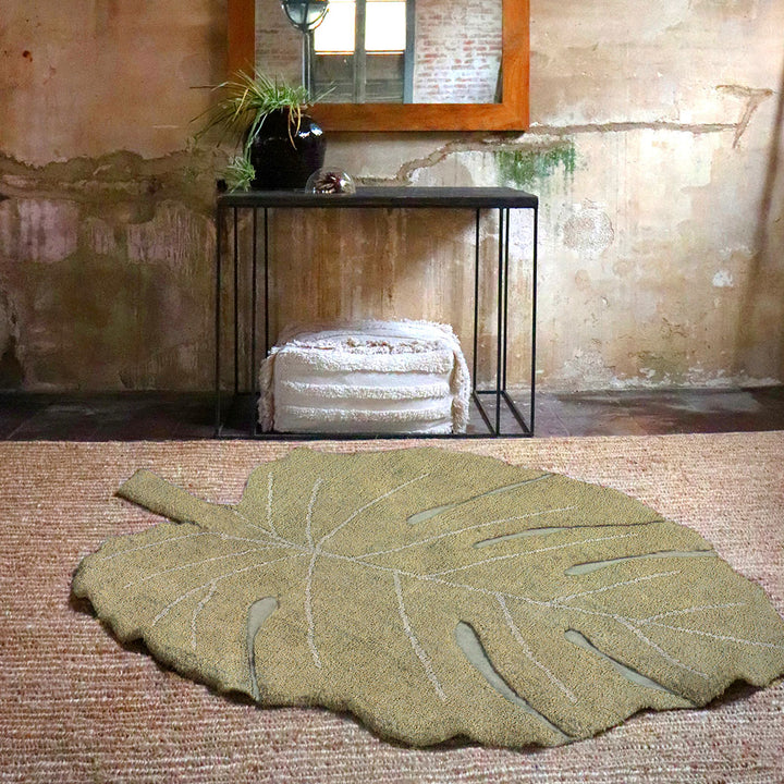 Monstera Washable Rug