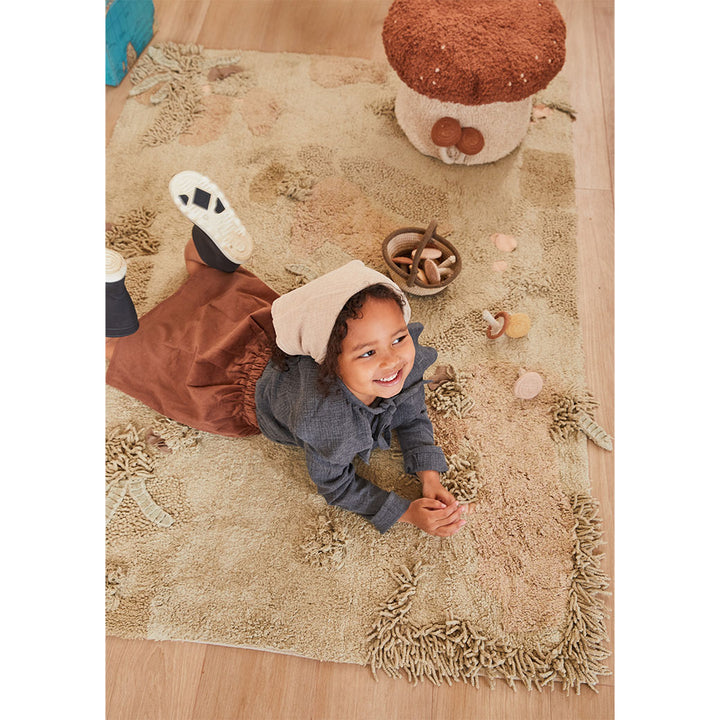 Mushroom Forest Washable Play Rug