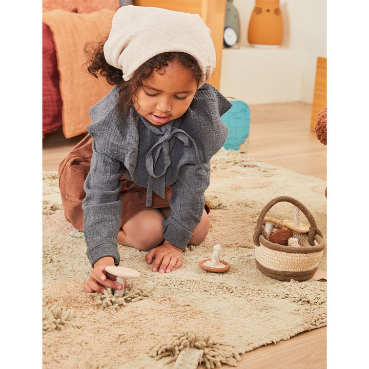 Mushroom Forest Washable Play Rug