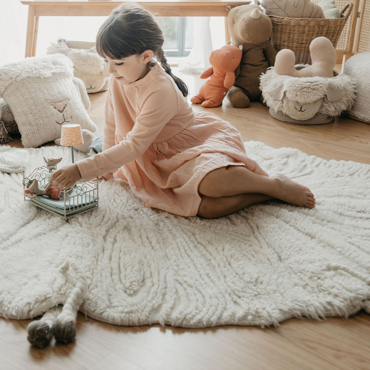 Pink Nose Sheep Woolable Basket