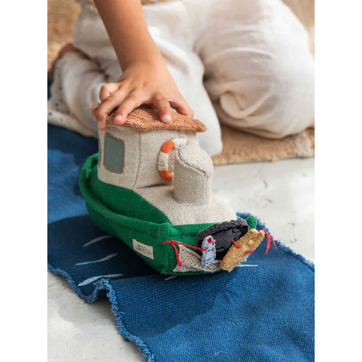 Sea Clean Up Boat Ride & Roll Soft Toy