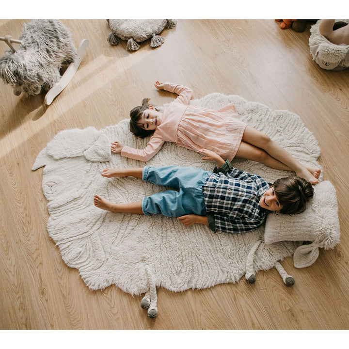 Pink Nose Sheep Woolable Rug