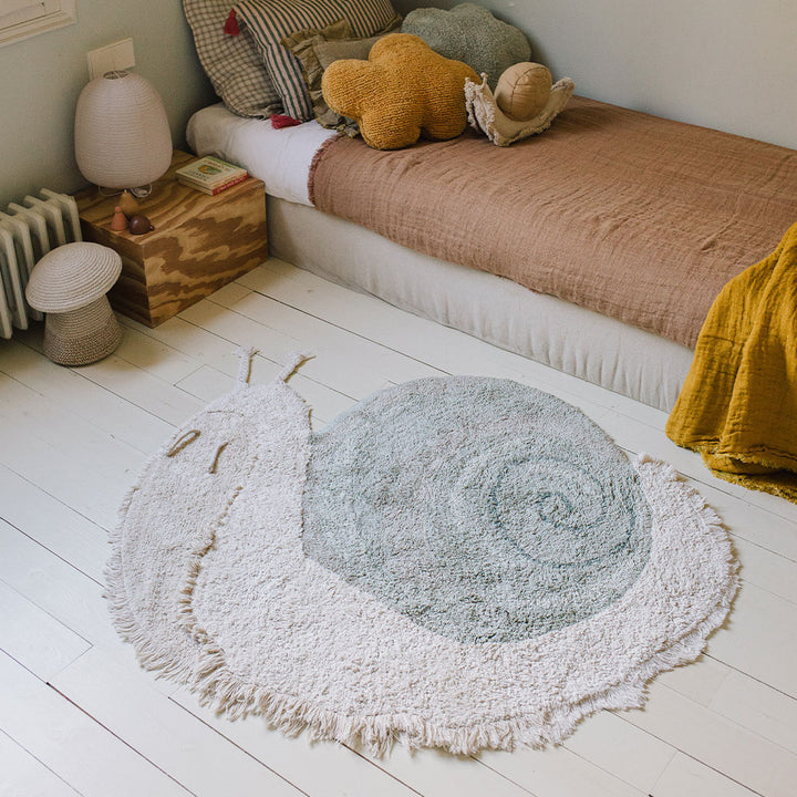 Snail Washable Animal Rug